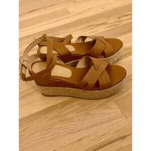 Colombian handmade leather wedges